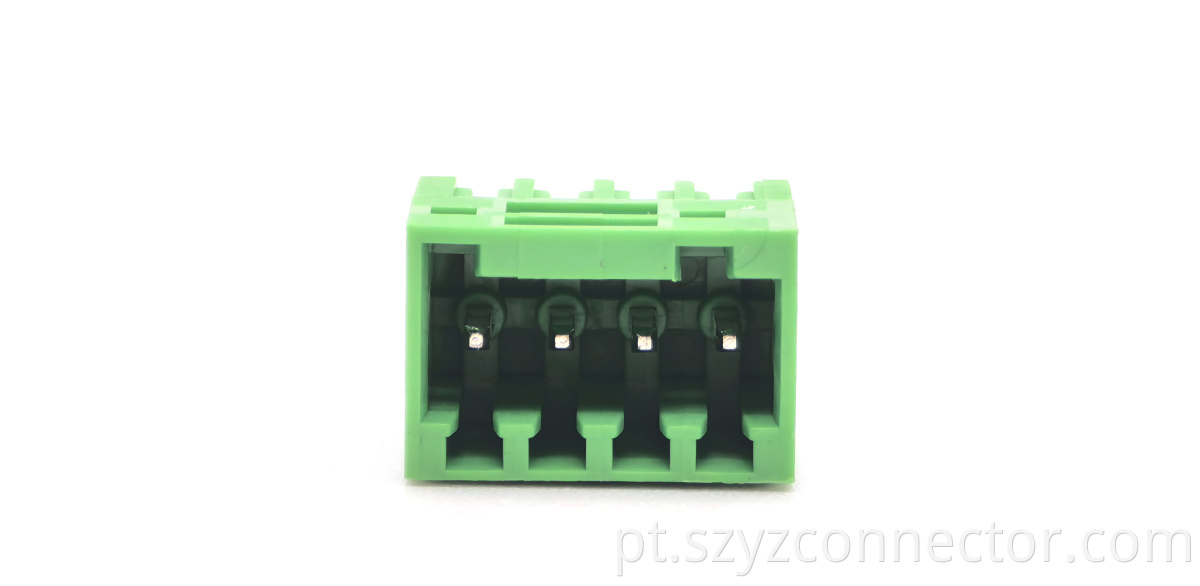 2.54mm Pitch Pluggable Terminal Blocks Male 1*4P